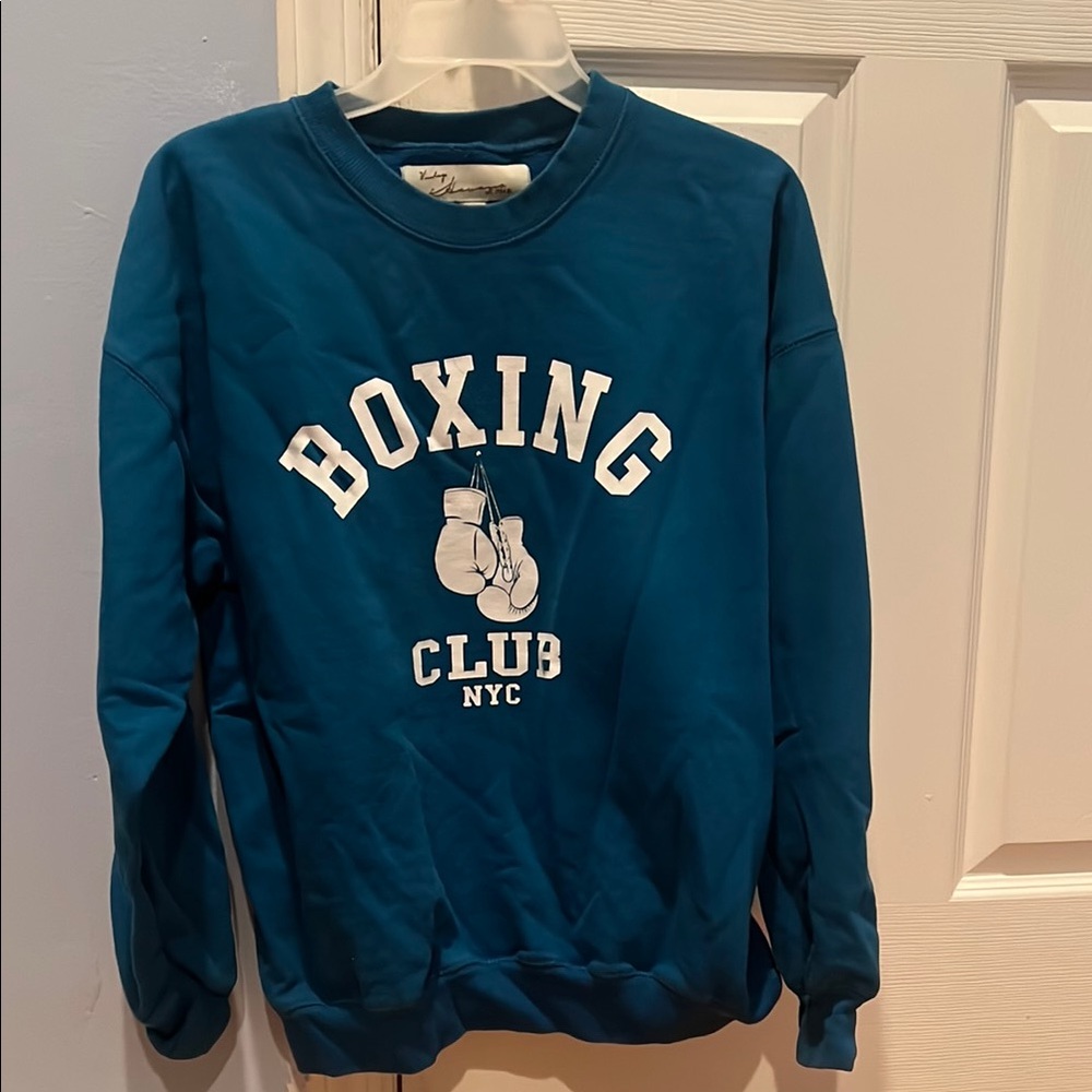Boxing Club NYC Blue Sweater